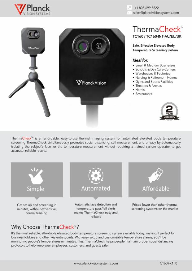 ThermaCheck Data Sheet EN